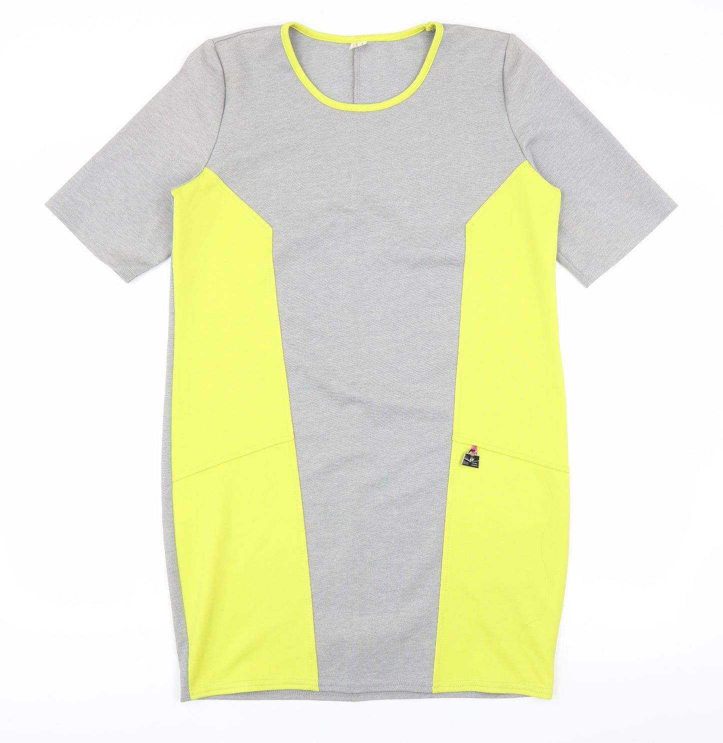 aadel Womens Grey   T-Shirt Dress  Size L