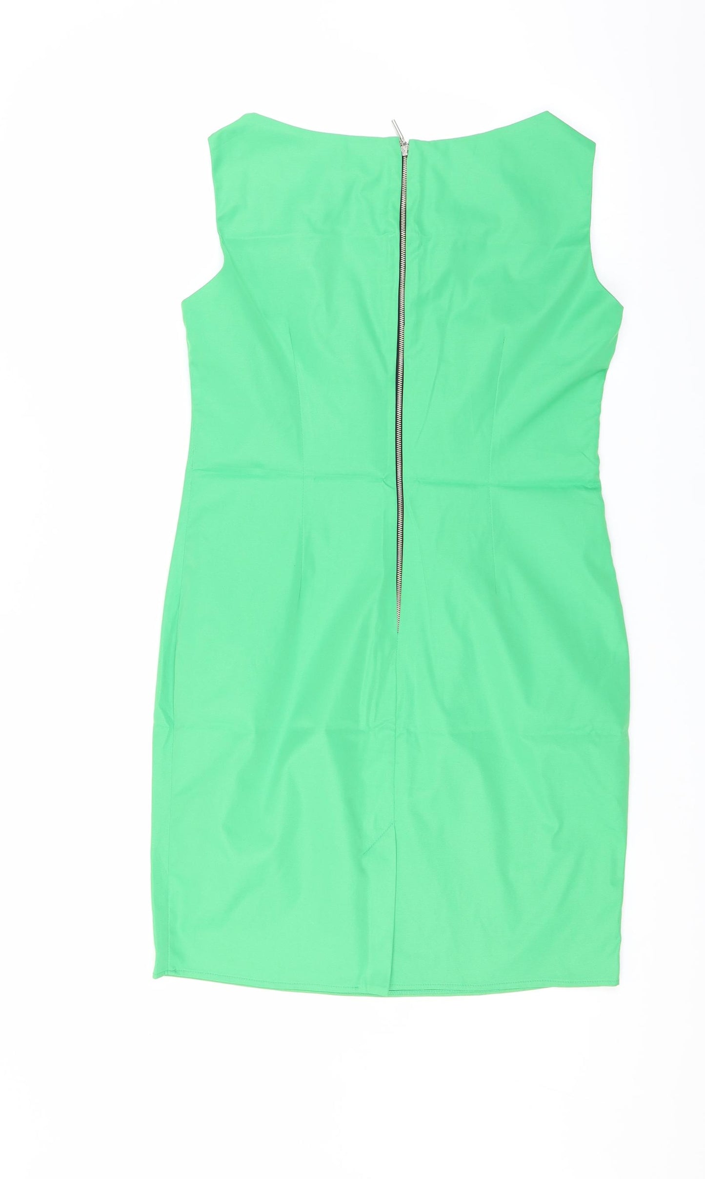 Preworn Womens Green   Pencil Dress