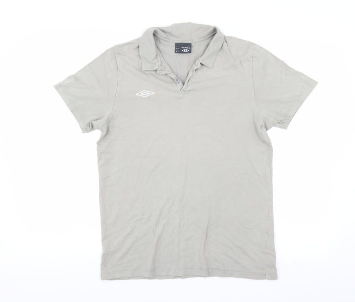 Umbro Mens Green Polo Size M