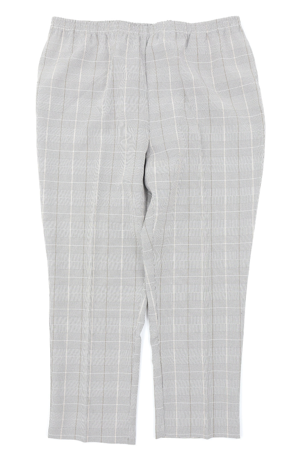 Damart Womens Grey Plaid  Trousers  Size 20 L26 in