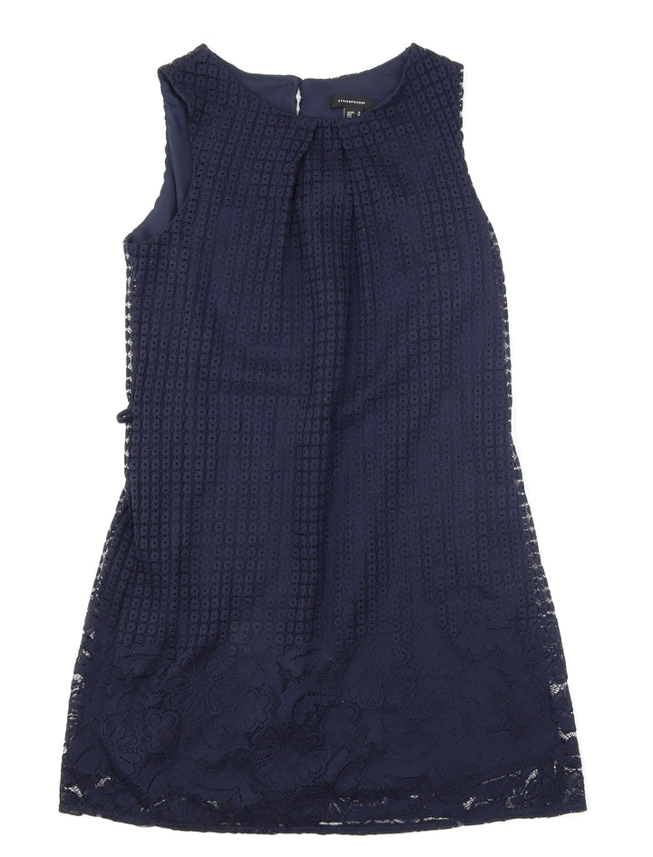 Atmosphere Womens Blue Floral  Pencil Dress  Size 10