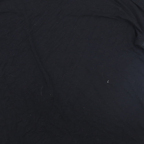 Select Womens Black Paisley  Basic T-Shirt Size 16