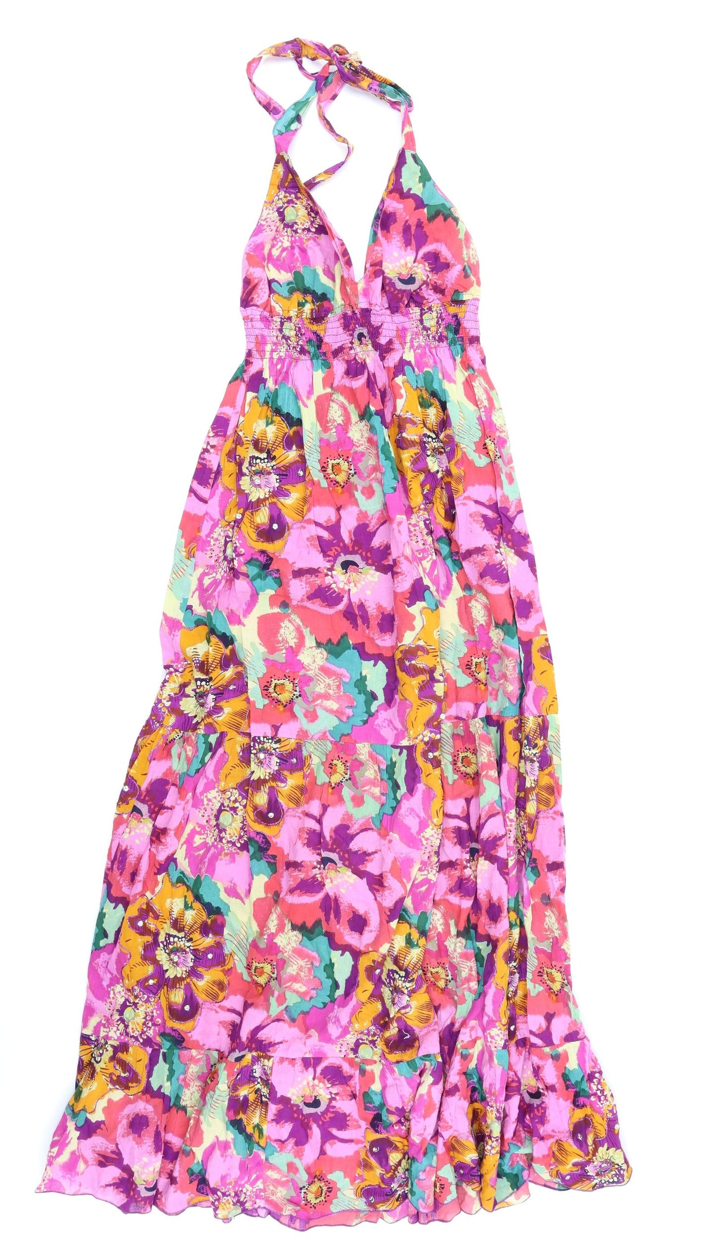 Evie Womens Purple Tie Dye  Trapeze & Swing  Size 12