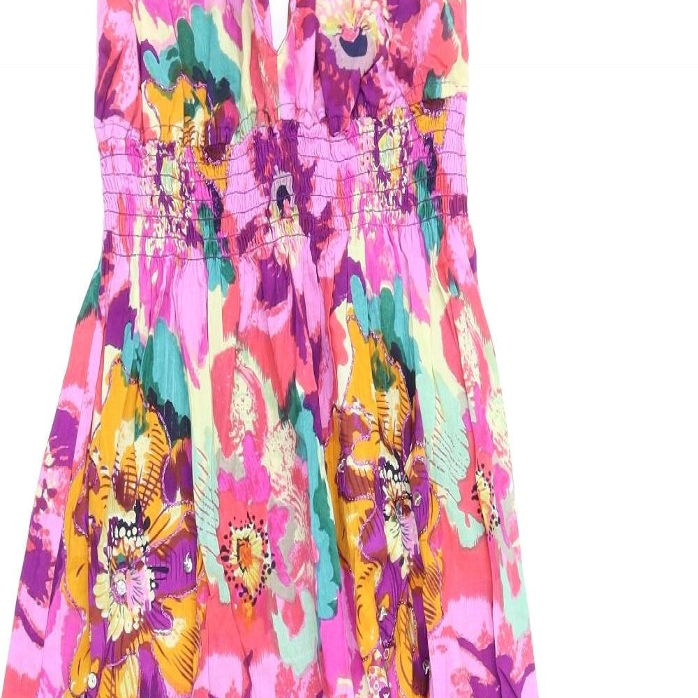 Evie Womens Purple Tie Dye  Trapeze & Swing  Size 12