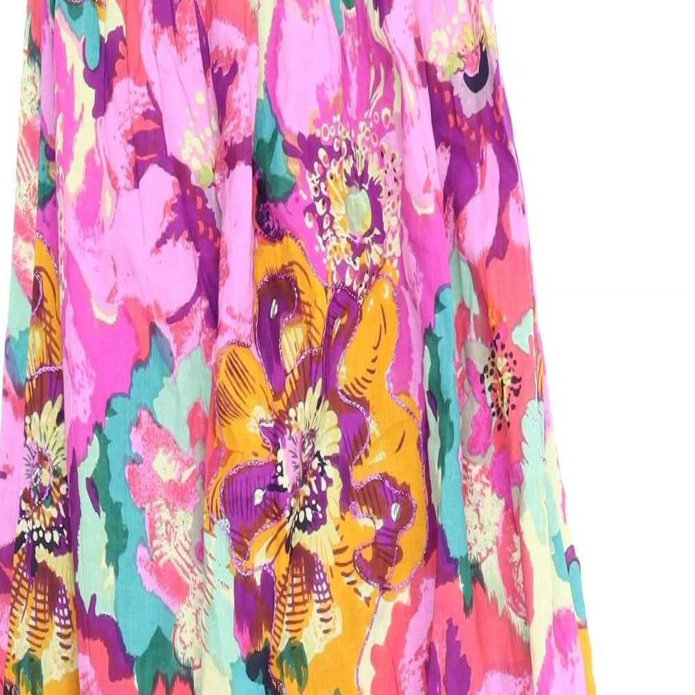 Evie Womens Purple Tie Dye  Trapeze & Swing  Size 12