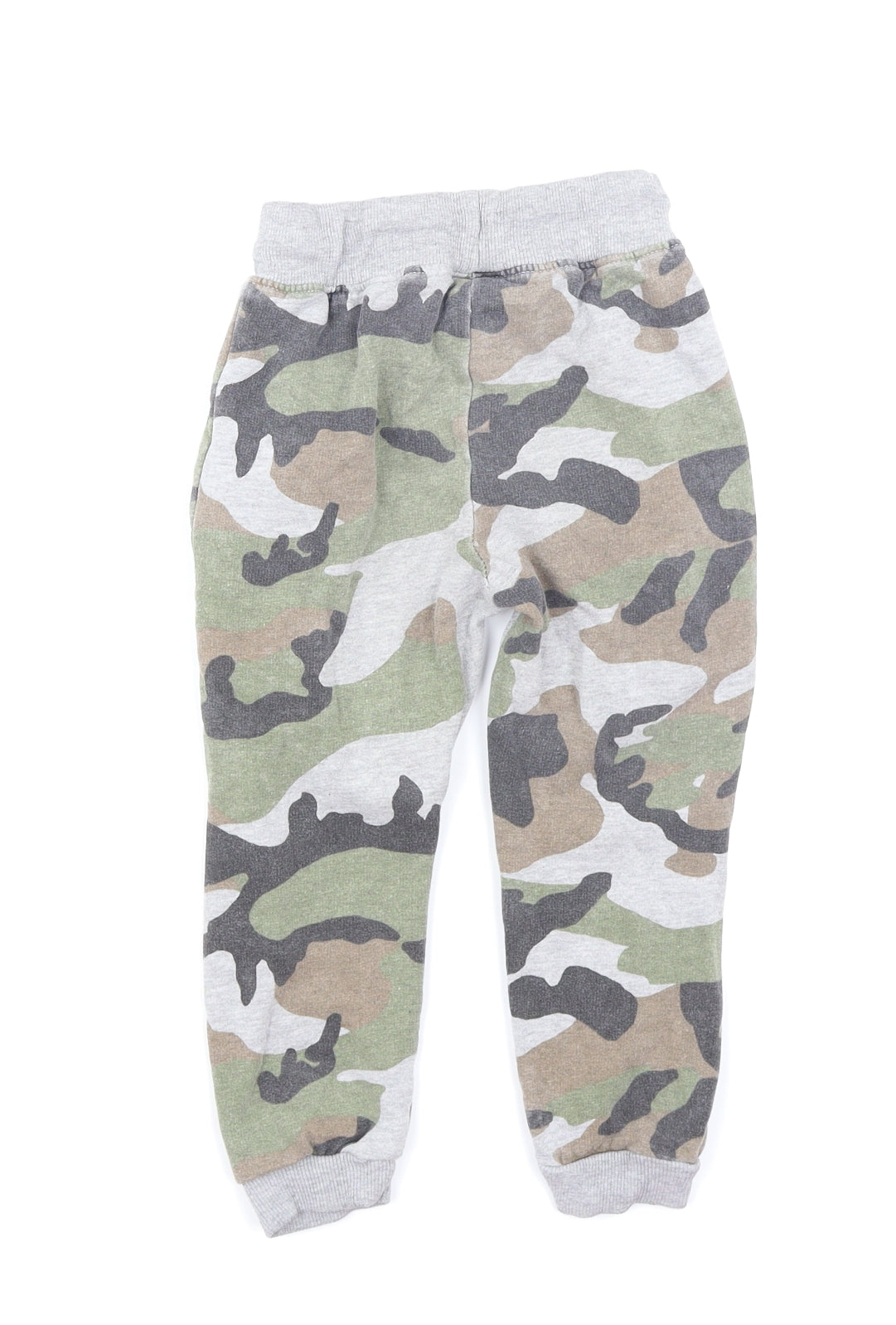 Bullabaloo Boys Grey Camouflage  Jogger Trousers Size 3-4 Years