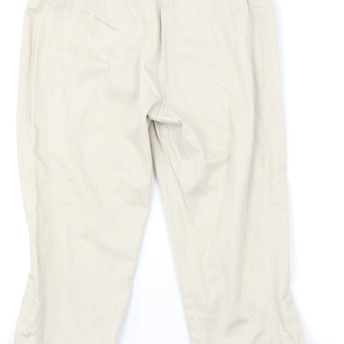 Miss Selfridge Womens Beige   Capri Trousers Size 10 L20 in