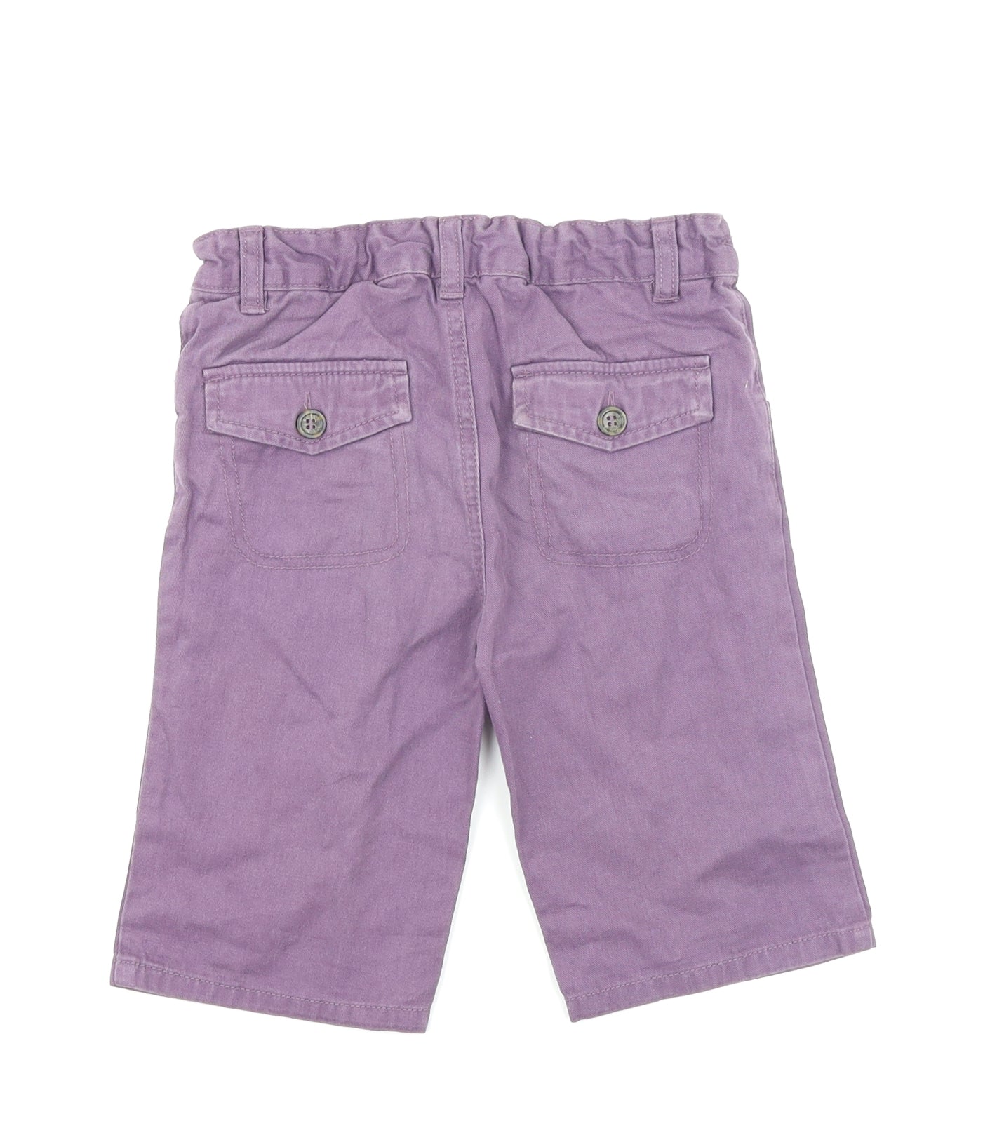 Nutmeg Boys Purple  Denim Chino Shorts Size 5-6 Years