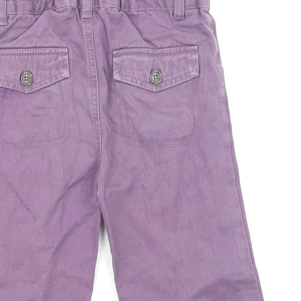 Nutmeg Boys Purple  Denim Chino Shorts Size 5-6 Years