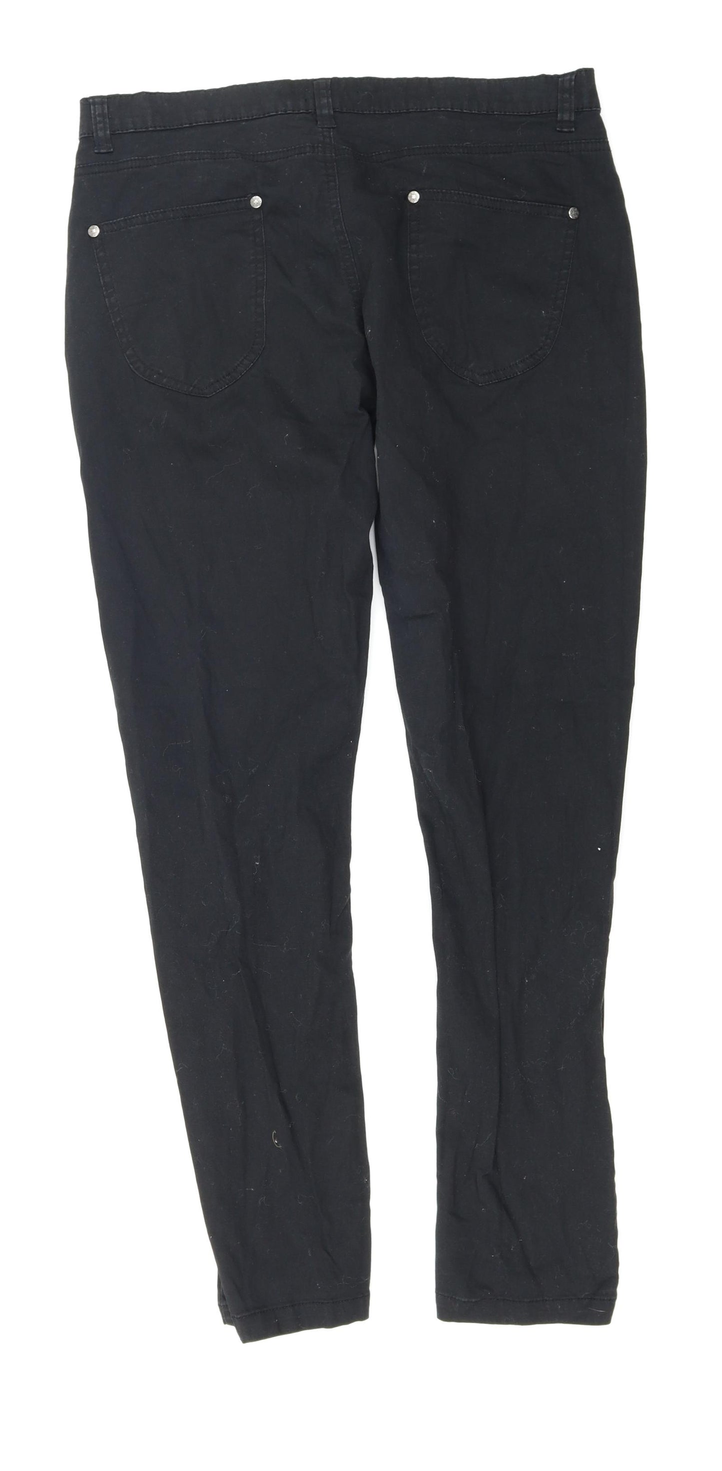 Store Twenty One Womens Black  Denim Skinny Jeans Size 14 L28 in