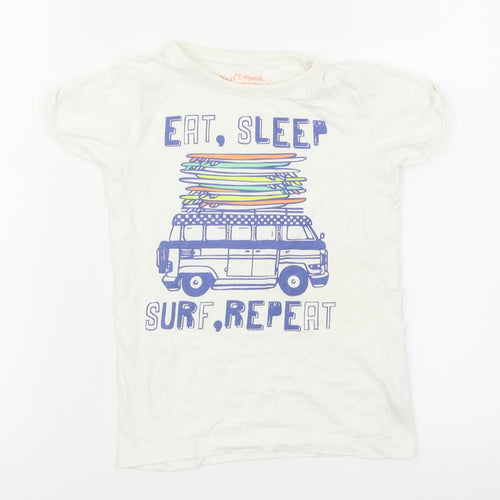 NEXT Boys White   Basic T-Shirt Size 5 Years