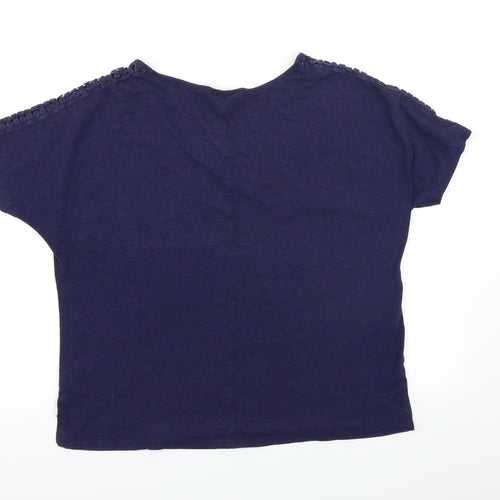 New Look Womens Blue   Basic T-Shirt Size 14