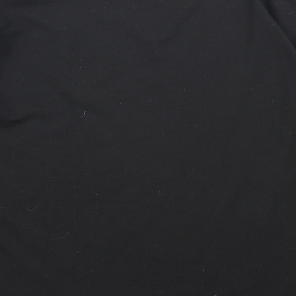 Papaya Womens Black   Basic T-Shirt Size 16