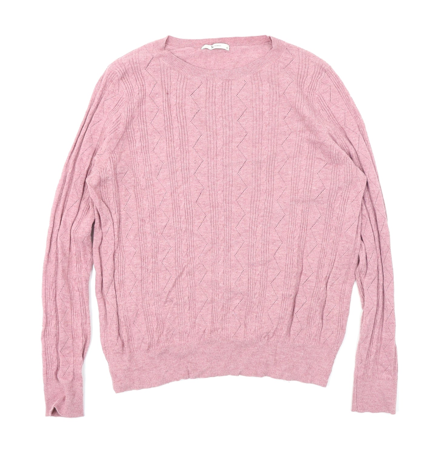 TU Womens Pink   Pullover Jumper Size 16