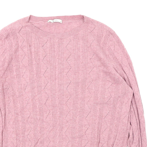 TU Womens Pink   Pullover Jumper Size 16