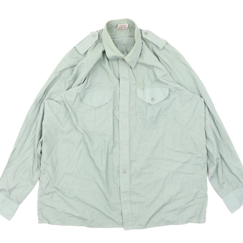 Chums Mens Green    Button-Up Size L