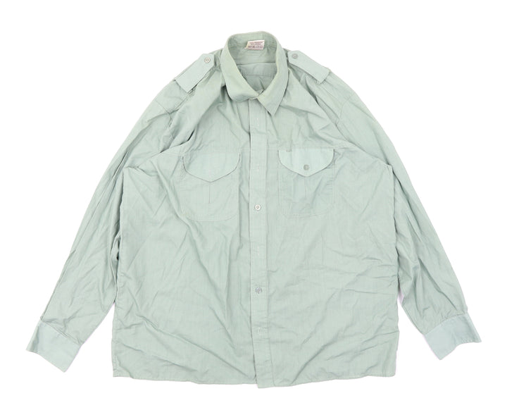 Chums Mens Green    Button-Up Size L