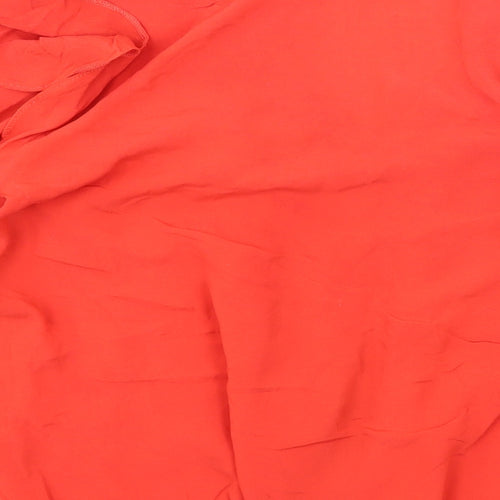 George Womens Red   Basic Blouse Size 8