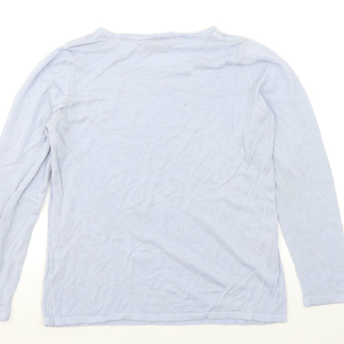 Millers Womens Blue Argyle/Diamond  Pullover Jumper Size S