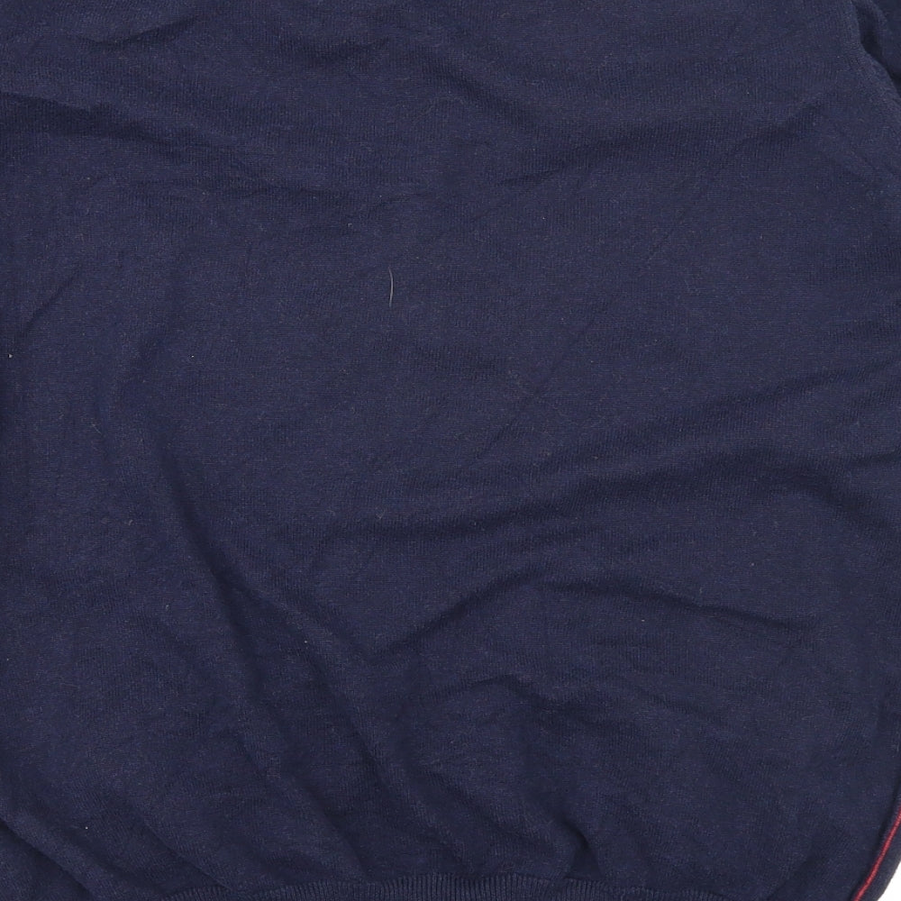 St George Mens Blue   Cardigan Jumper Size L