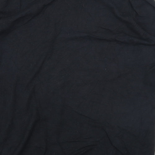 BM Collection Womens Black  Knit Pullover Jumper Size M