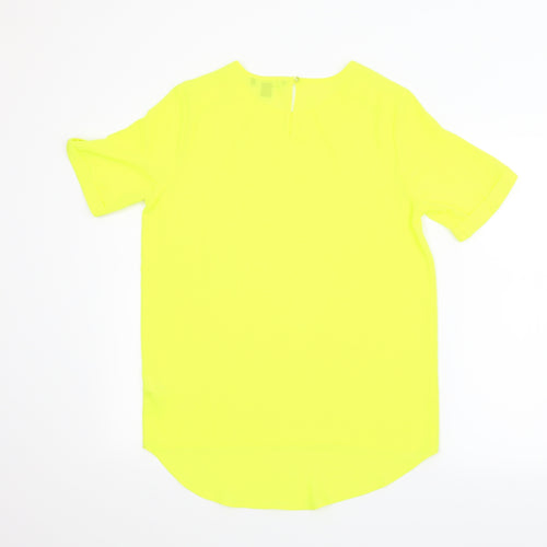 Atmosphere Womens Yellow   Basic Blouse Size 8