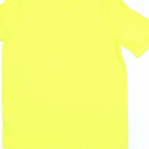 Atmosphere Womens Yellow   Basic Blouse Size 8