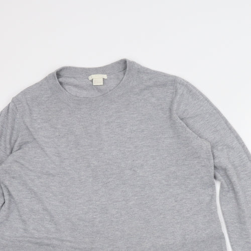 H&M Womens Grey   Basic Blouse Size L