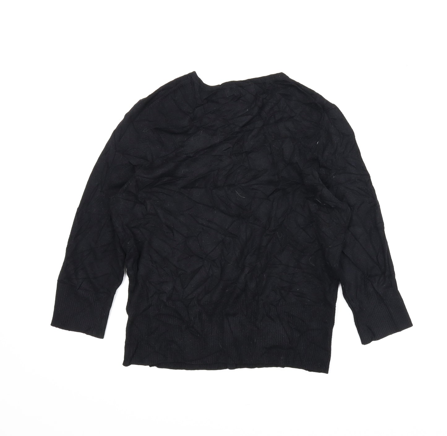 M&S Womens Black   Cardigan Jumper Size 14