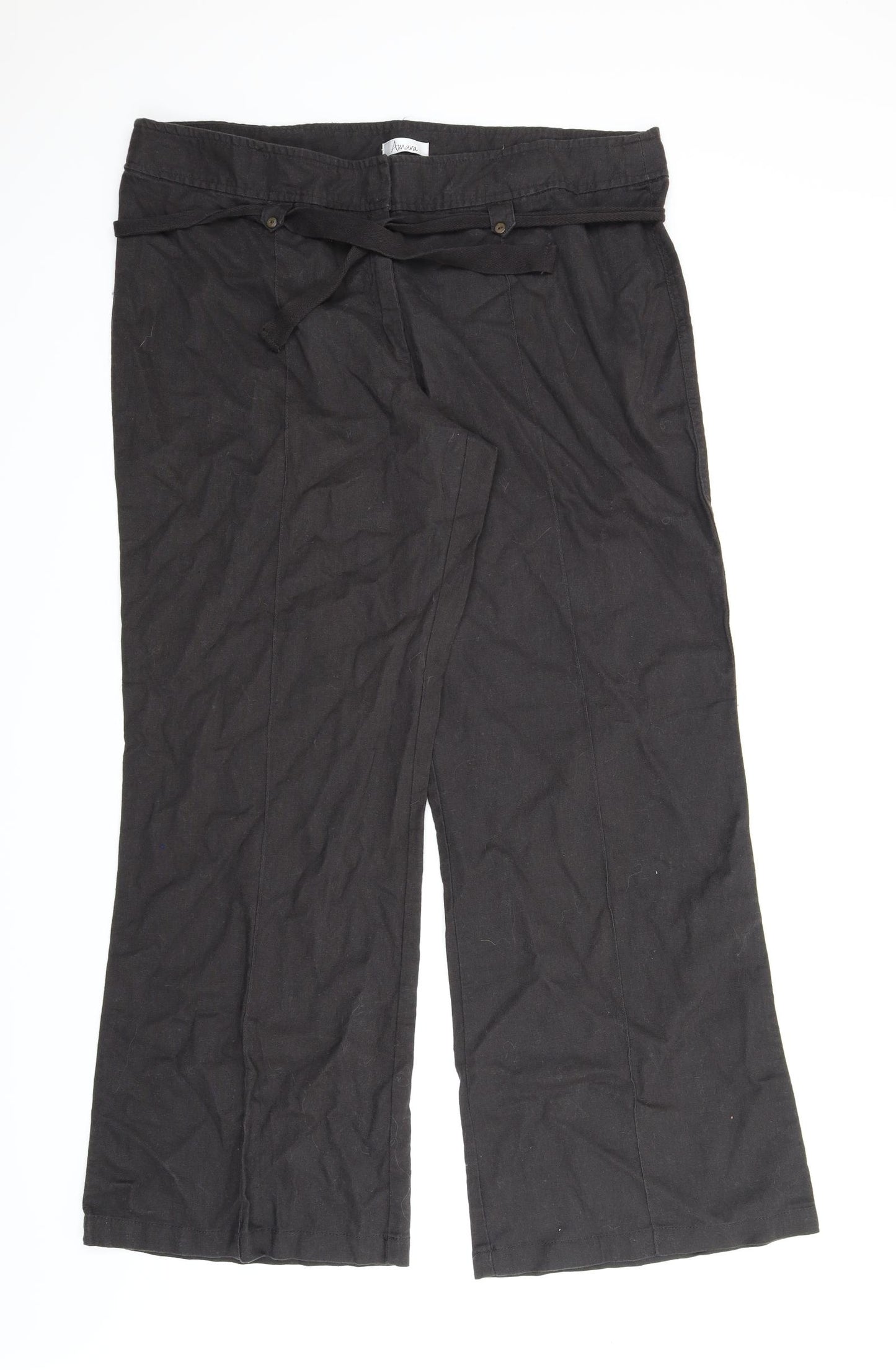 Amara Womens Black   Bloomer Trousers Size 20 L31 in