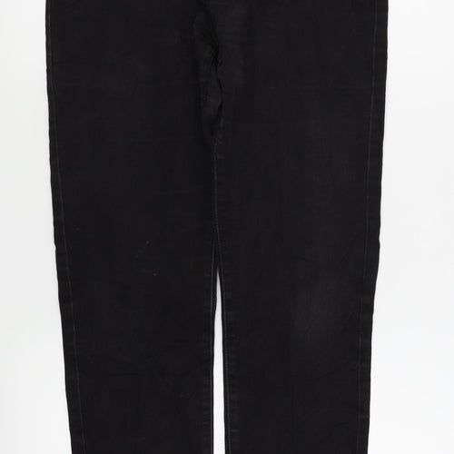 kaiweishi Womens Black   Straight Jeans Size 31 L29 in