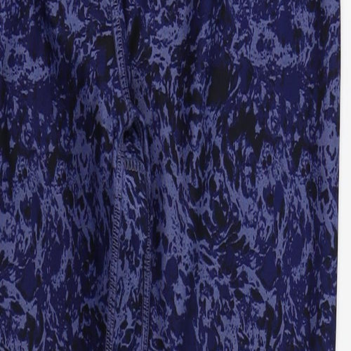 Athletic Works Womens Blue Camouflage  Capri Trousers Size 8 L21 in