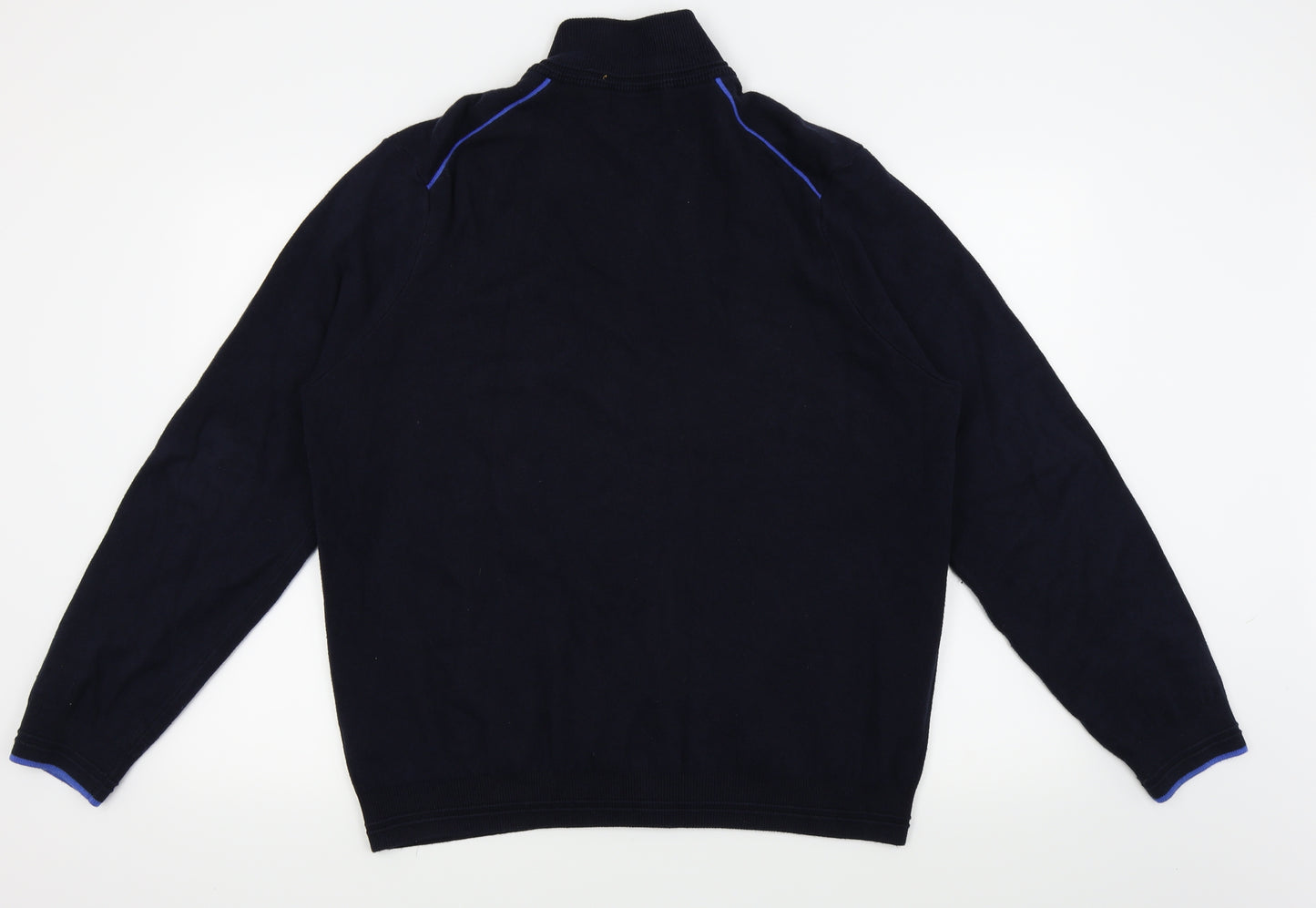 Blue Harbour Mens Blue   Full Zip Jumper Size XL