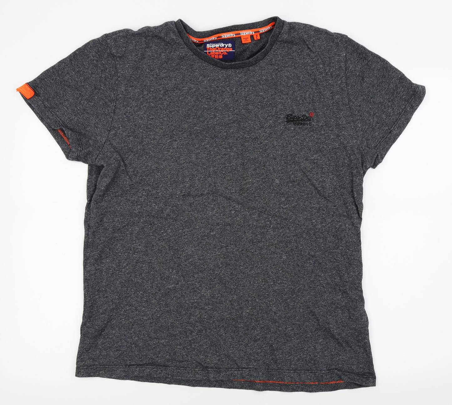 Superdry Mens Black    T-Shirt Size XL