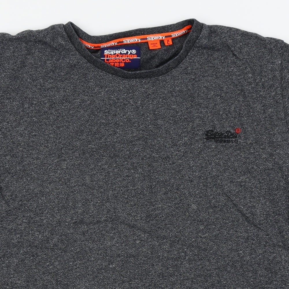 Superdry Mens Black    T-Shirt Size XL