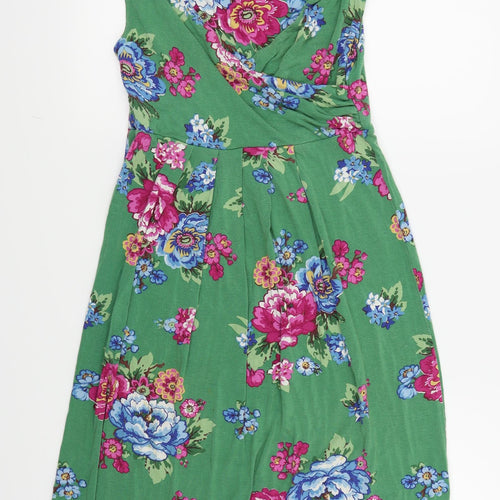 joules original Womens Green Floral  Fit & Flare  Size 10