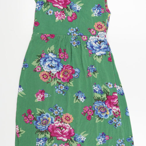 joules original Womens Green Floral  Fit & Flare  Size 10