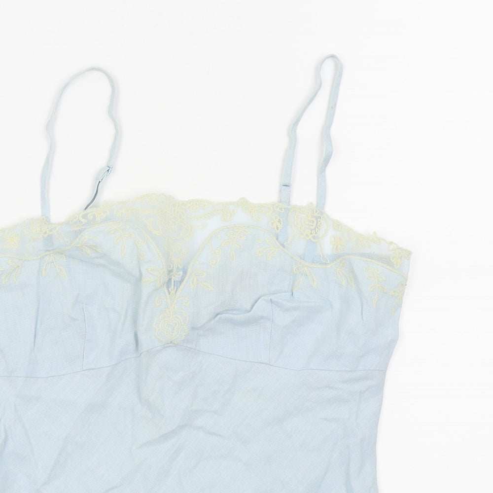 Warehouse Womens Blue   Camisole Tank Size 10