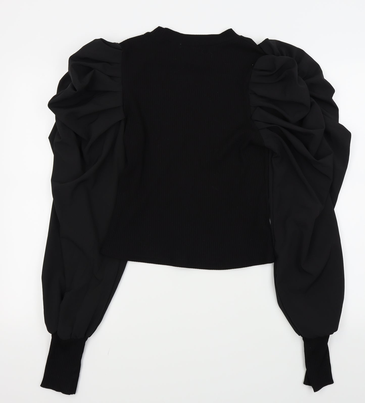 Yu & Me Womens Black   Basic T-Shirt Size S
