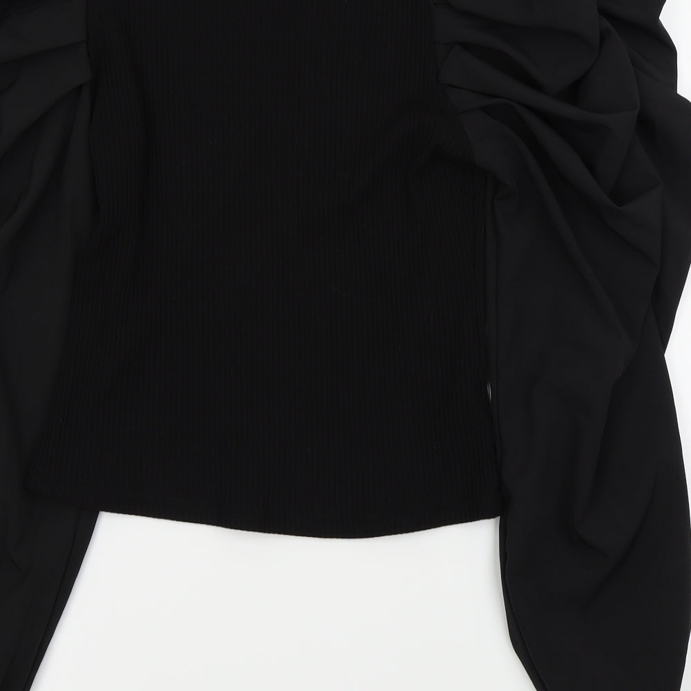 Yu & Me Womens Black   Basic T-Shirt Size S