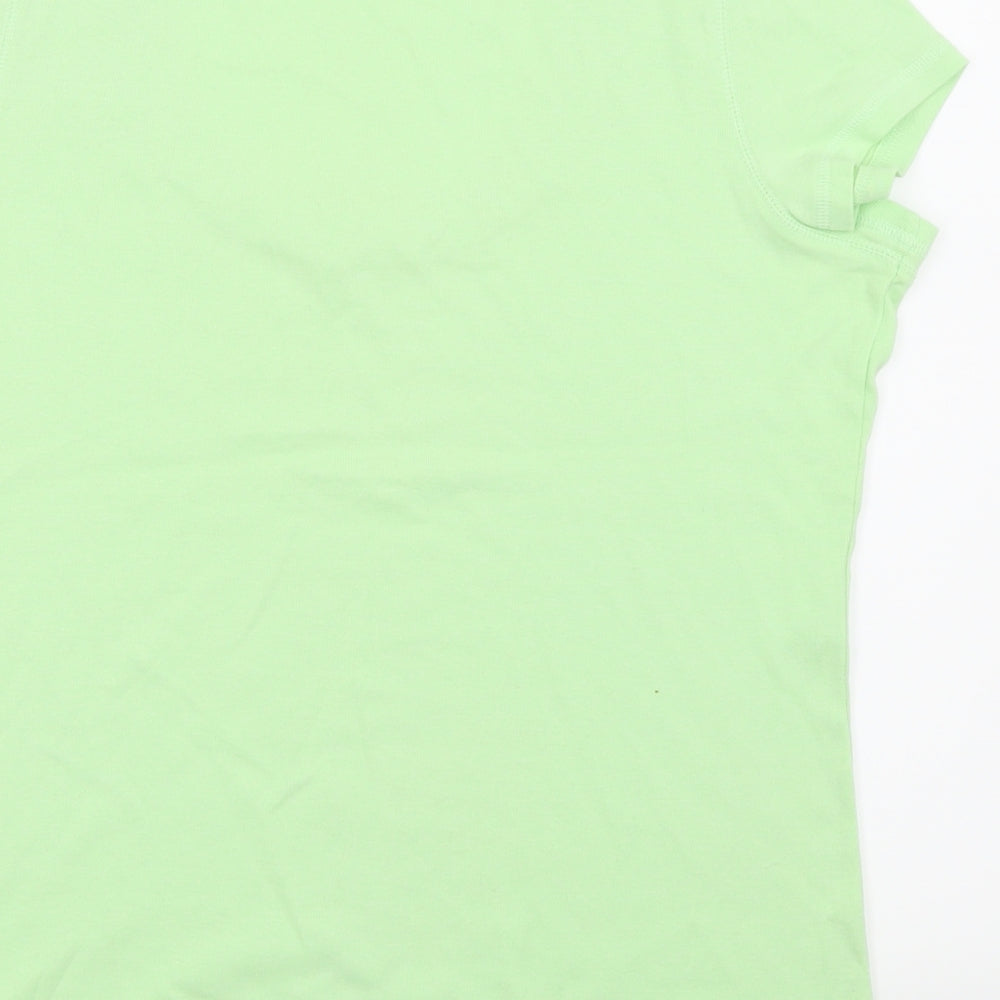 M&S Womens Green   Basic T-Shirt Size 20