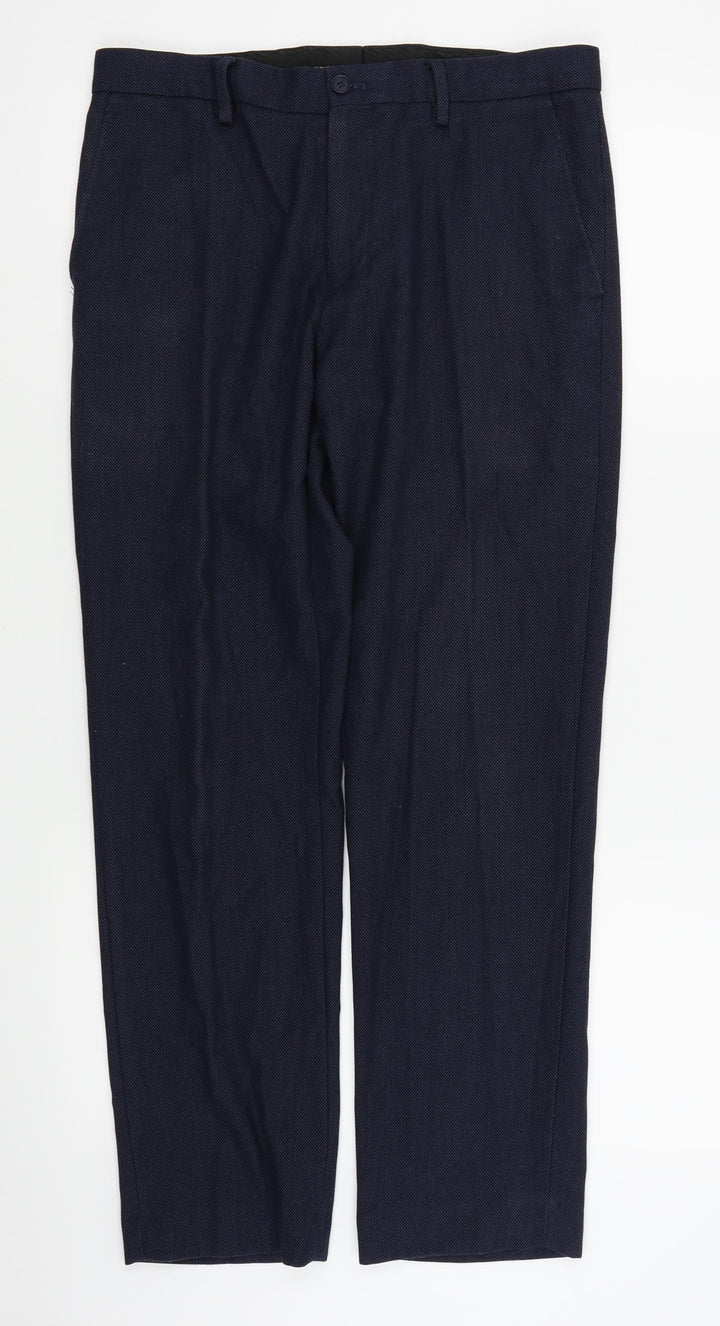 NEXT Mens Blue Trousers Size 32 in L29 in