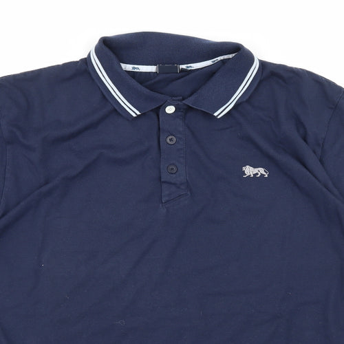 Lonsdale Mens Blue  Jersey  Polo Size XL