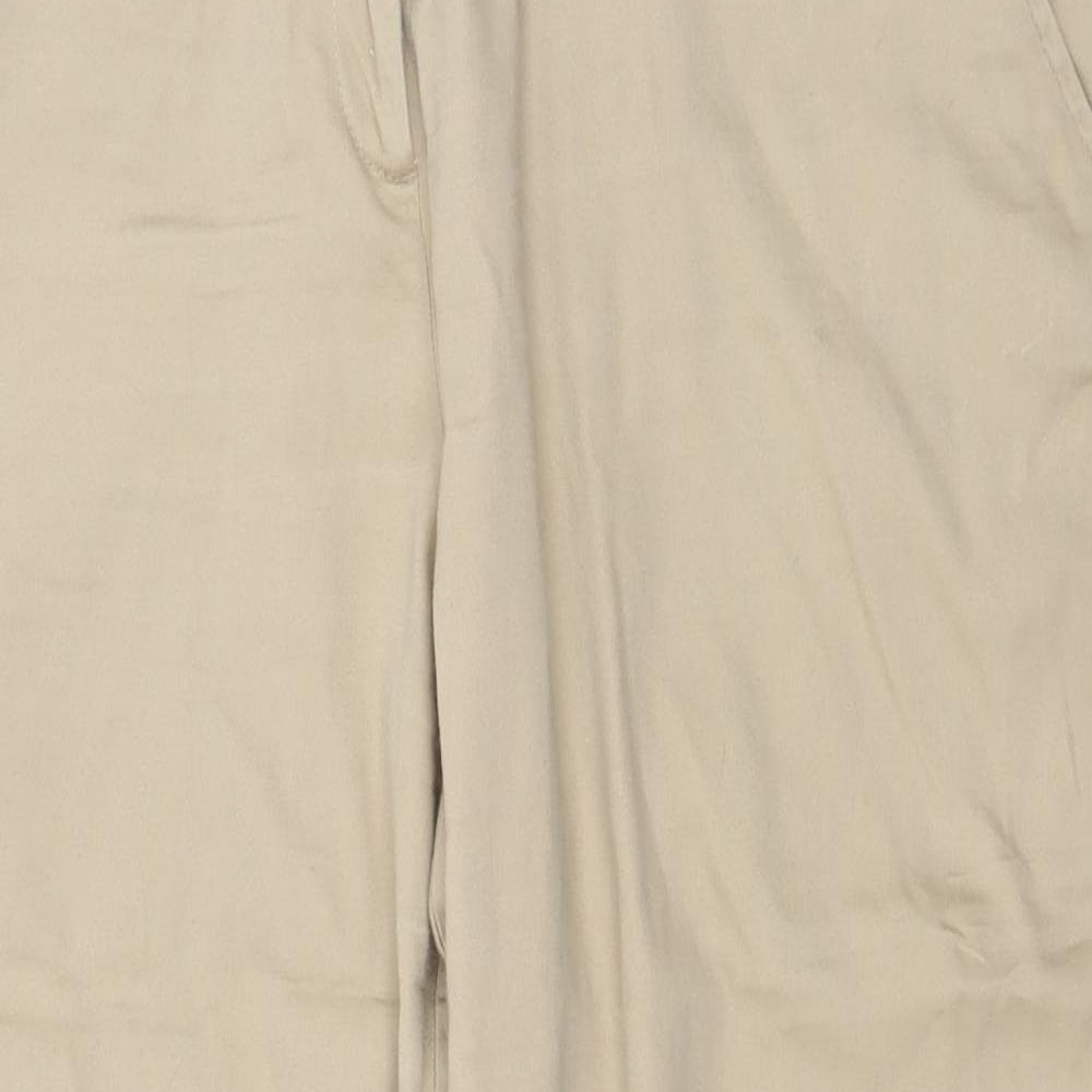 F&F Womens Beige   Chino Trousers Size 14 L24 in