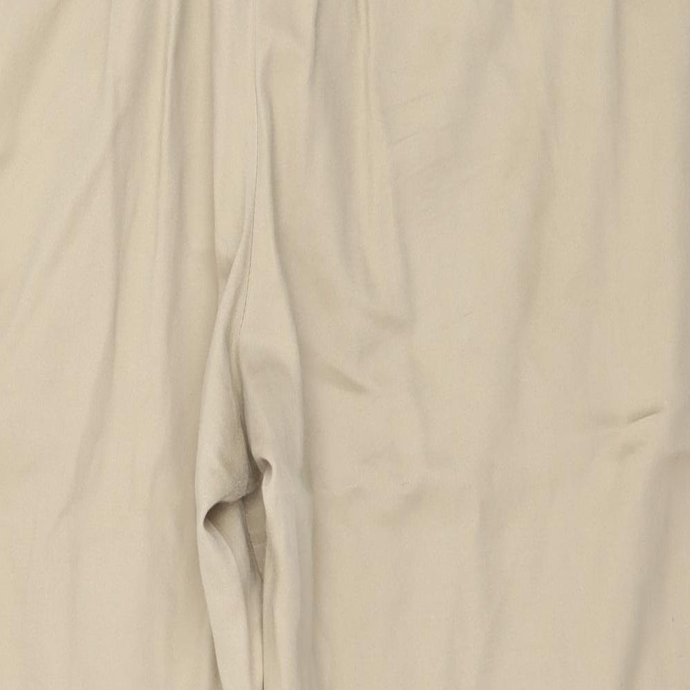 F&F Womens Beige   Chino Trousers Size 14 L24 in