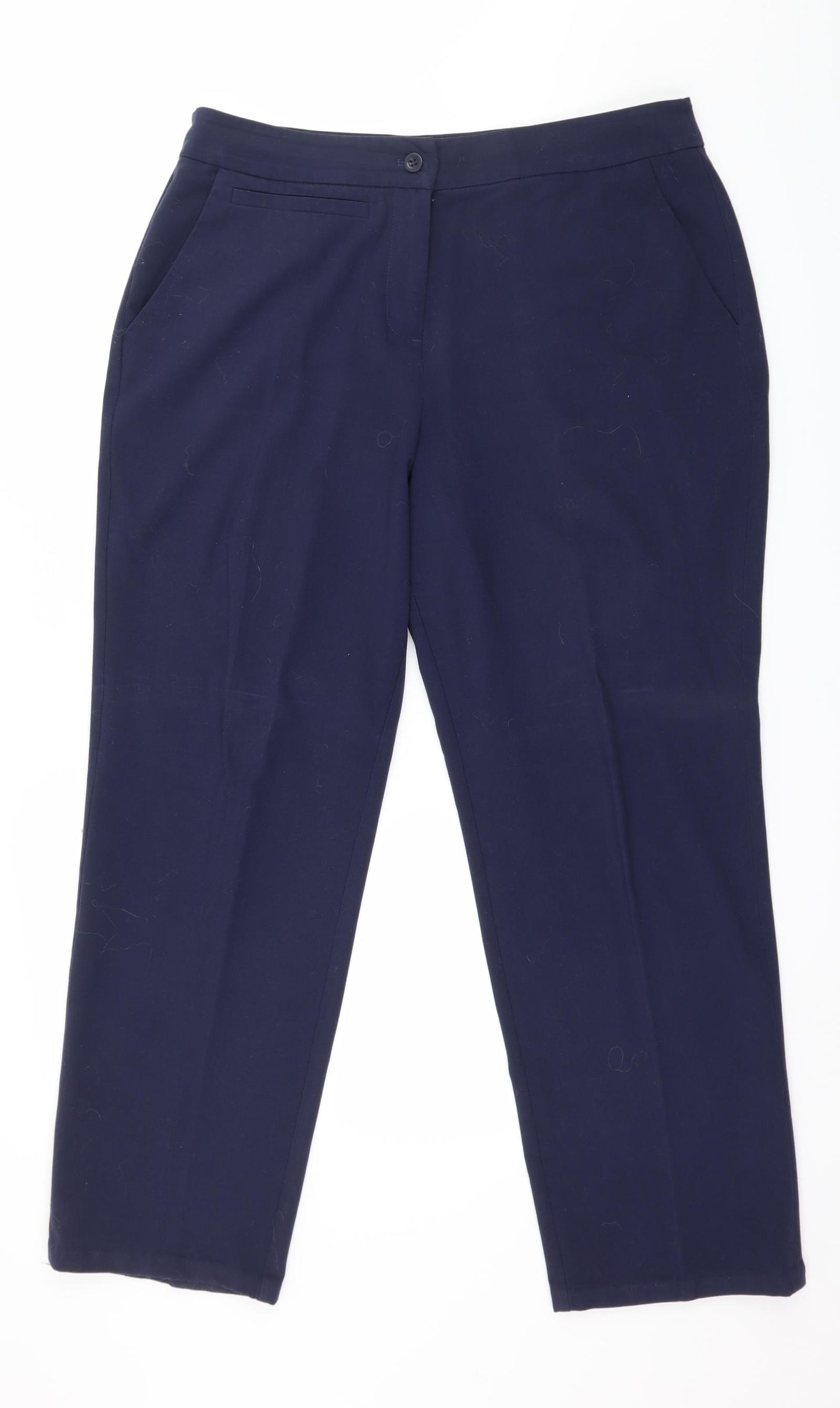 TU Womens Blue   Trousers  Size 14 L26 in