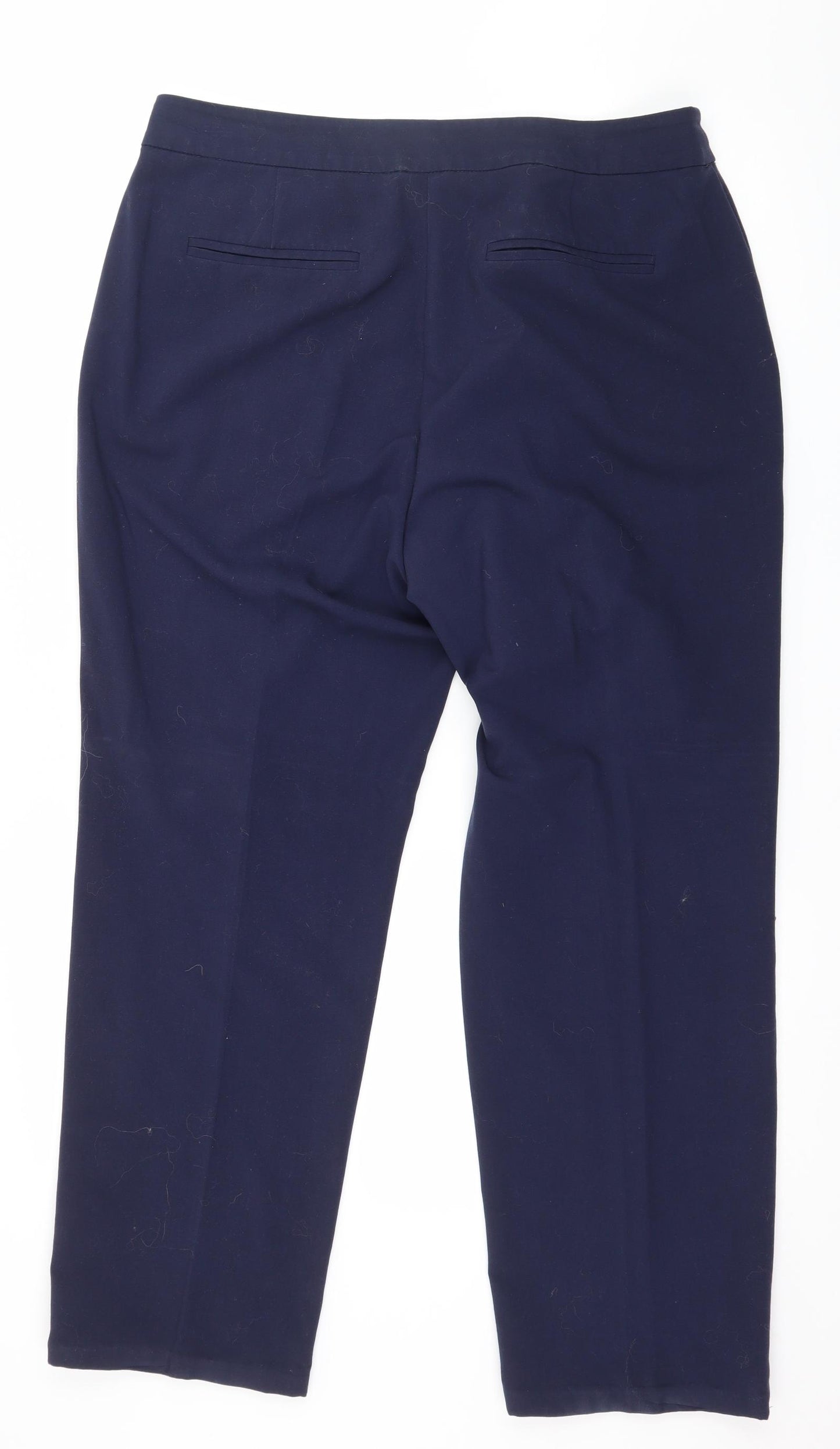 TU Womens Blue   Trousers  Size 14 L26 in