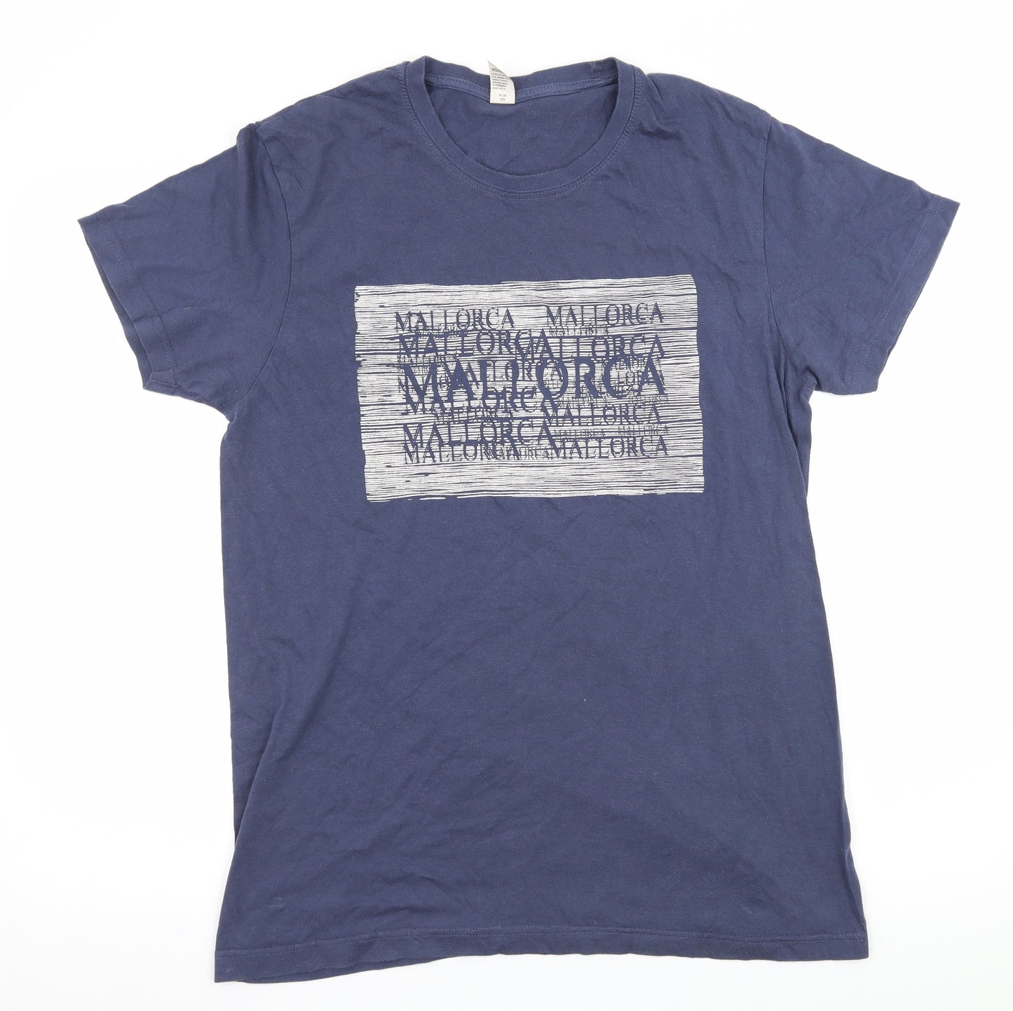 Roly Mens Blue  Jersey  T-Shirt Size L  - Mallorca