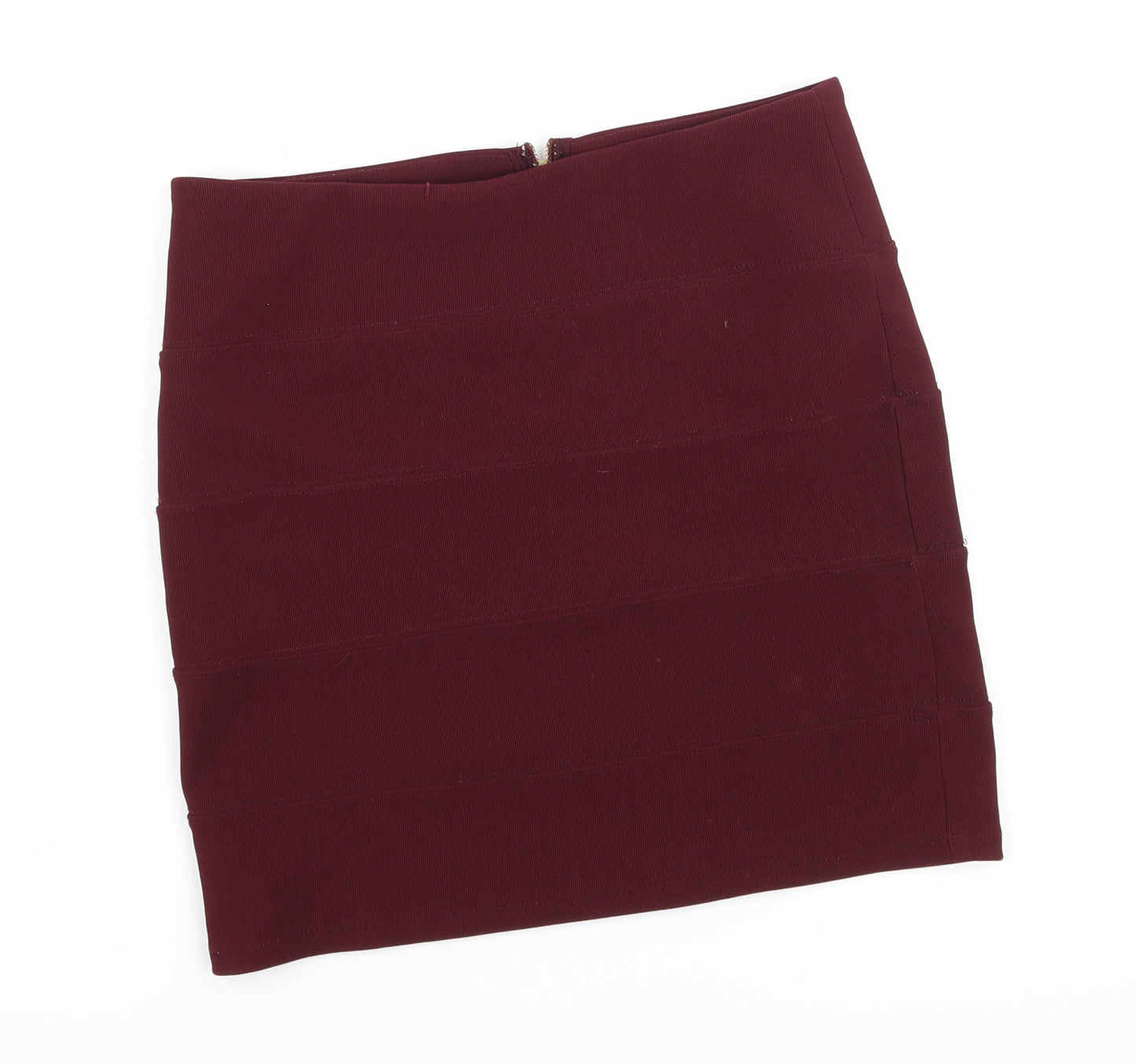 Topshop Womens Red   Bandage Skirt Size 10