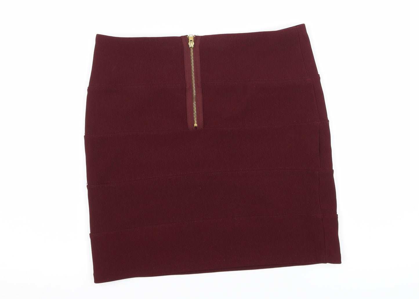 Topshop Womens Red   Bandage Skirt Size 10